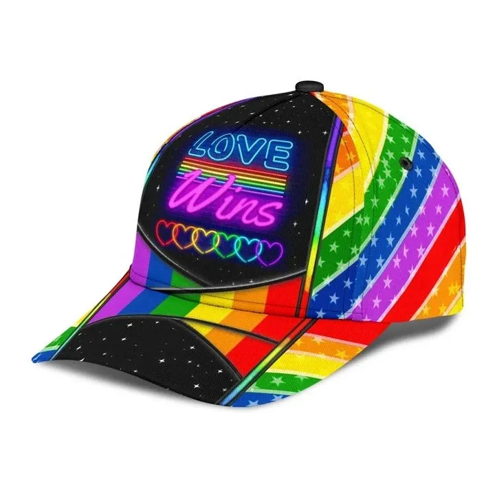 3D Printed Cap For Gay Friend Gift, Gay Rights Are Human Rights Too LGBT Printing Baseball Cap Hat