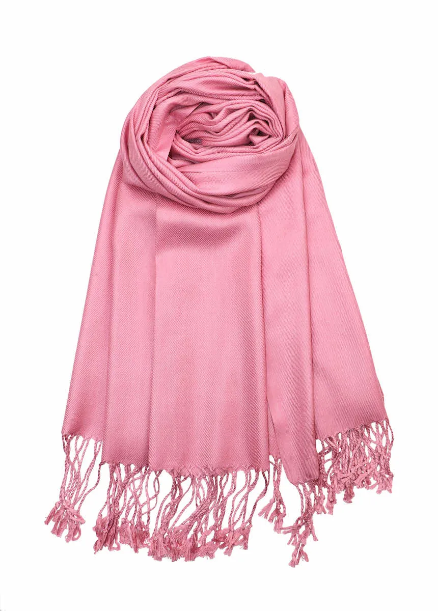 Achillea Large Soft Silky Pashmina Scarf Shawl Wrap in Solid Colors (30 Colors) Group 1