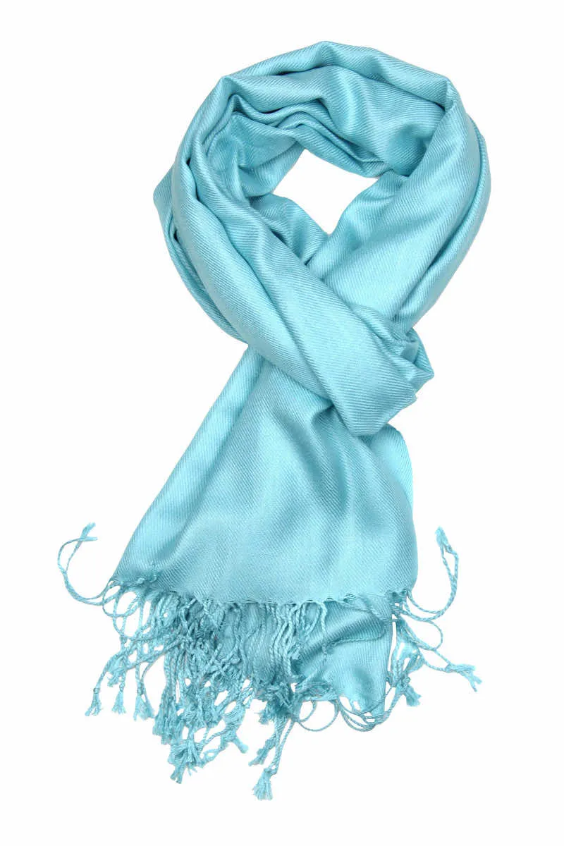 Achillea Large Soft Silky Pashmina Scarf Shawl Wrap in Solid Colors (30 Colors) Group 1