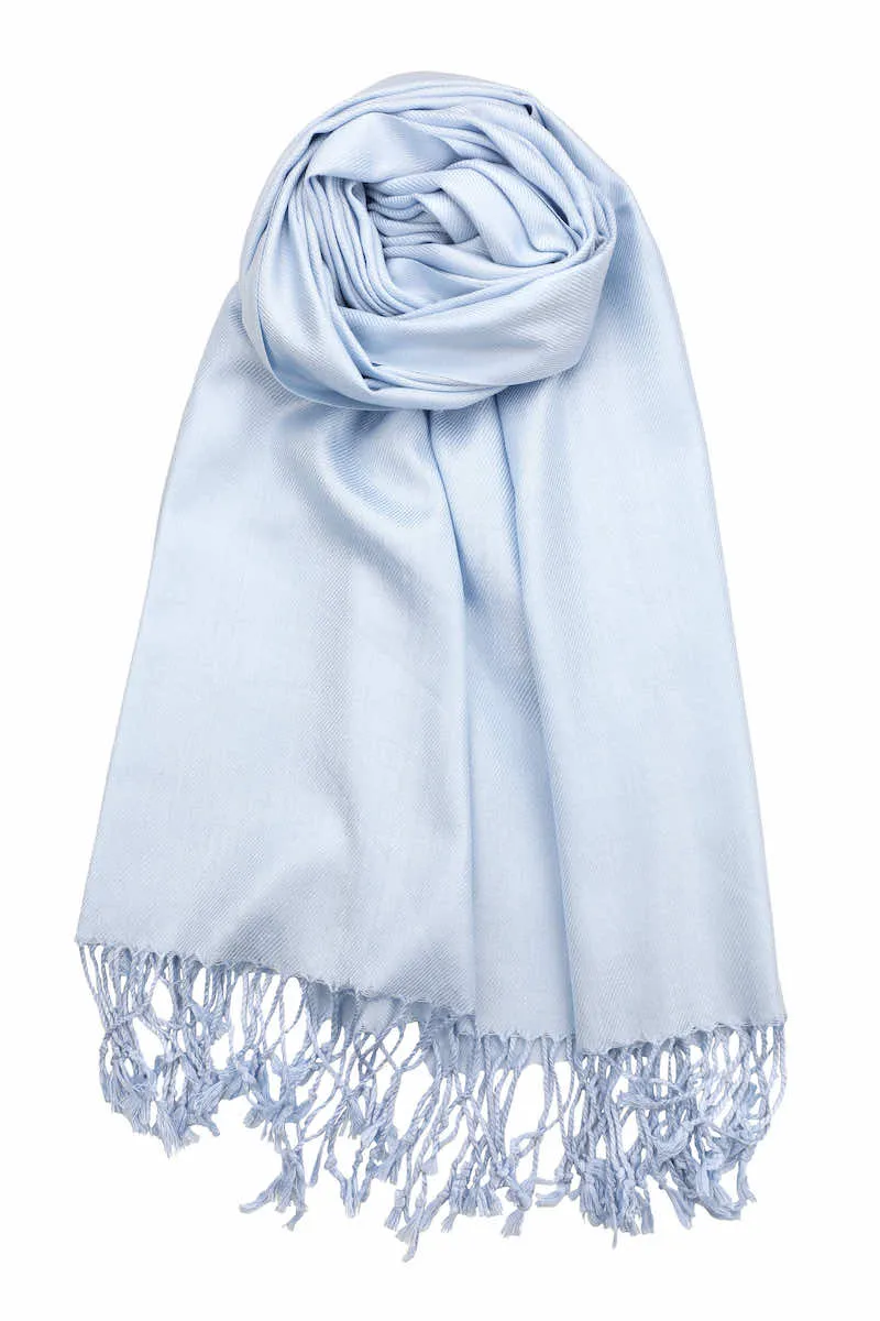 Achillea Large Soft Silky Pashmina Scarf Shawl Wrap in Solid Colors (30 Colors) Group 1