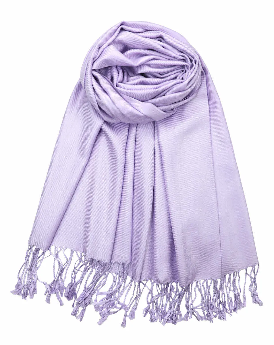 Achillea Large Soft Silky Pashmina Scarf Shawl Wrap in Solid Colors (30 Colors) Group 1