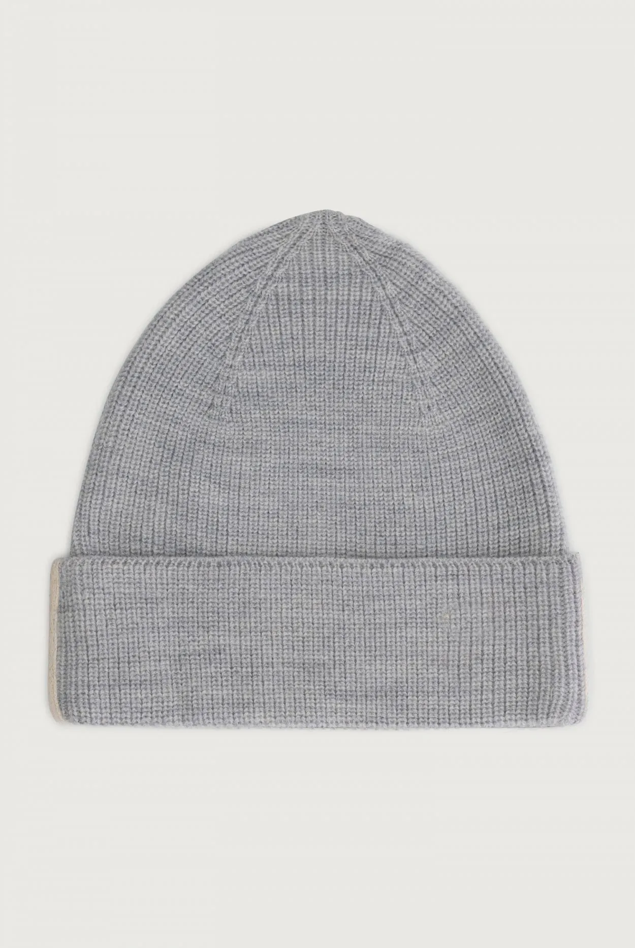 Baby Knitted Beanie | Grey Melange