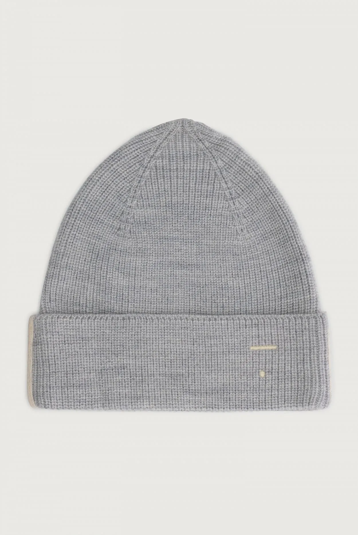 Baby Knitted Beanie | Grey Melange