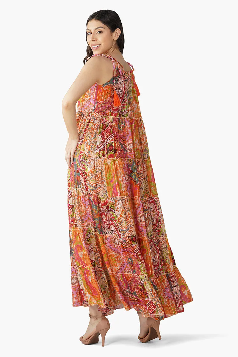 Barbara Printed Maxi Dress