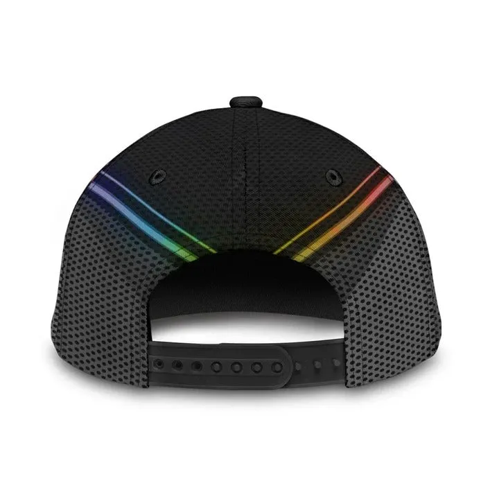 Baseball 3D Printing Cap For Lesbian Gay, Classic USA Flag Love Is Love Lgbt Printing Baseball Cap Hat