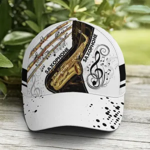 Baseball Cap For Saxophone Lovers Two-tone Pattern Coolspod