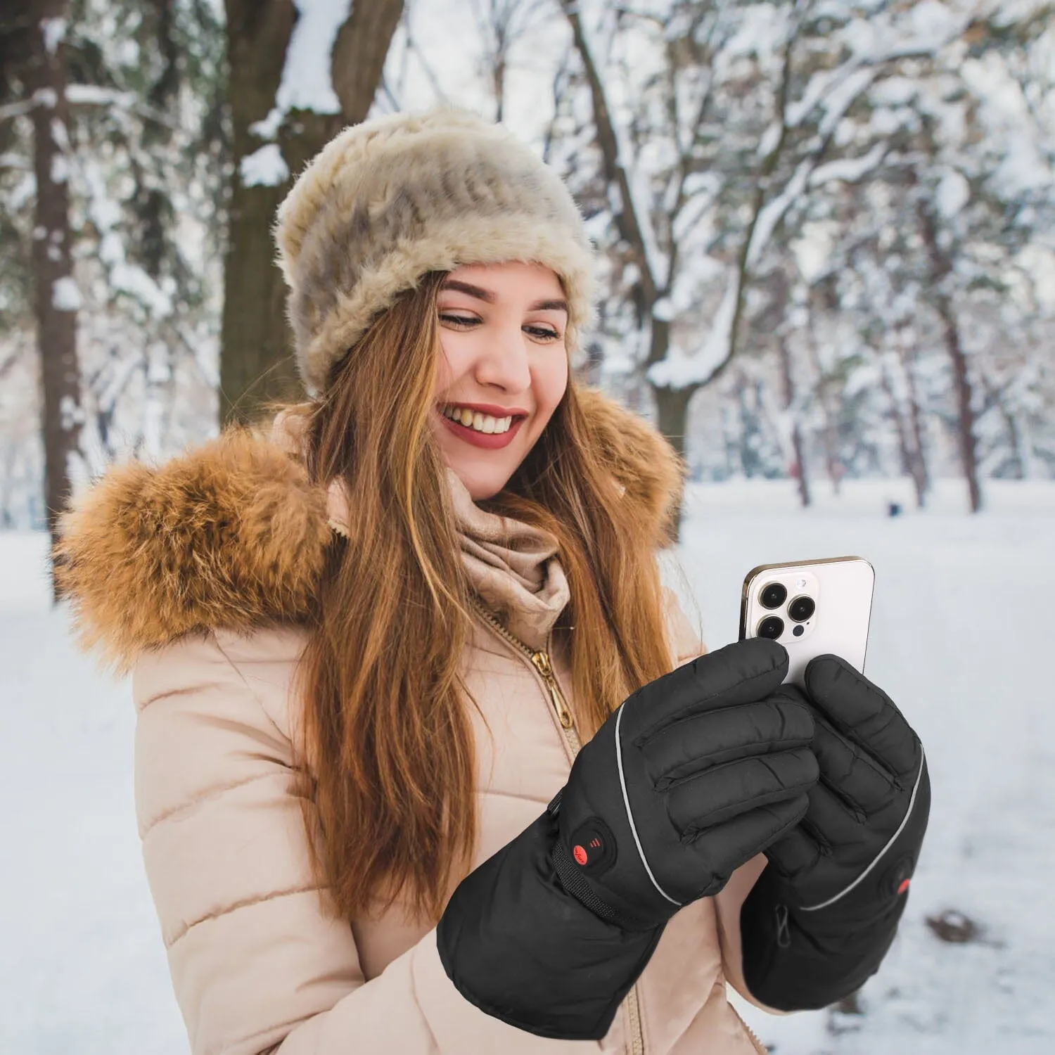 Battery Powered USB Touchscreen Thermal Gloves