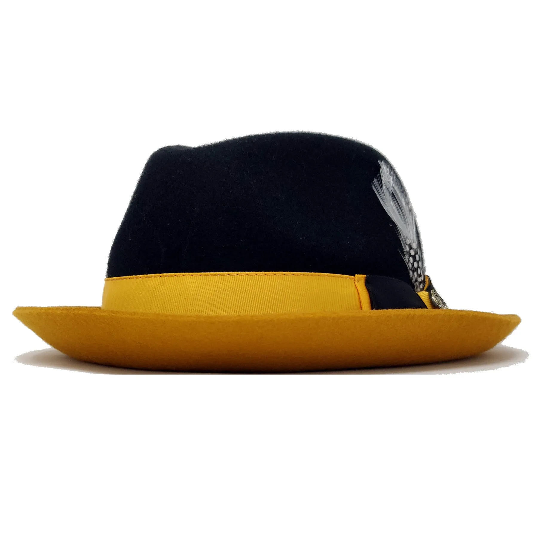 Bruno Capelo Caesar Pinch Front Wool Fedora