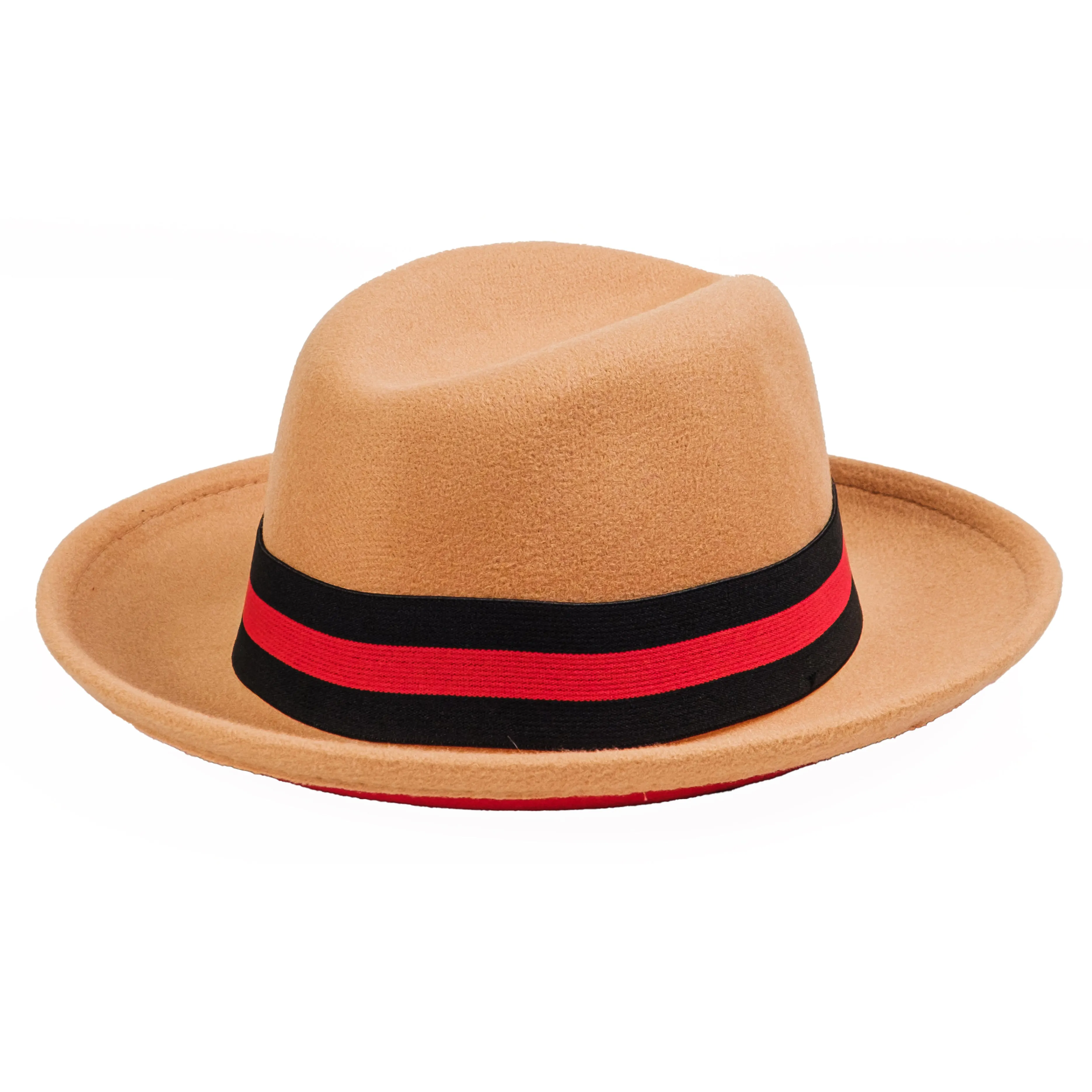 Chokore Double-tone Fedora Hat (Camel)