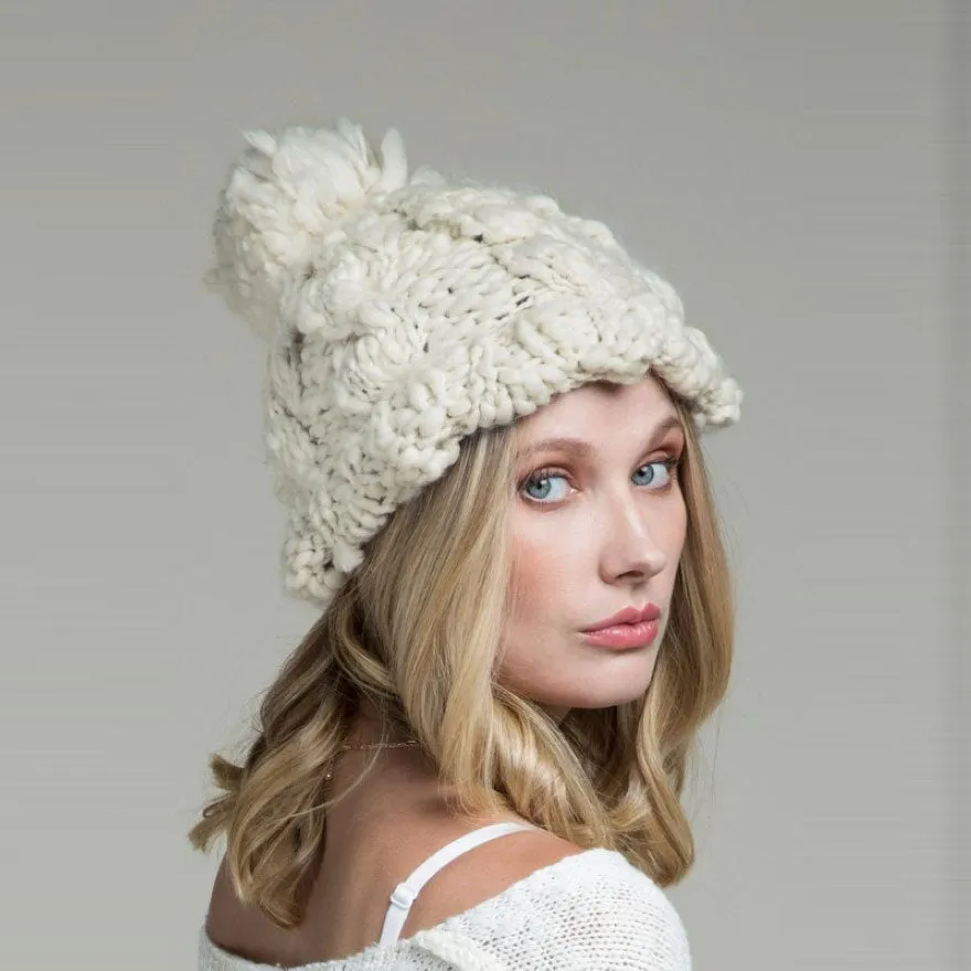 Chunky Cable Knit Beanie