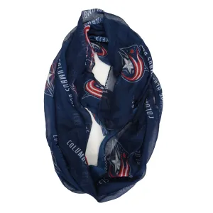 Columbus Blue Jackets Sheer Infinity Scarf