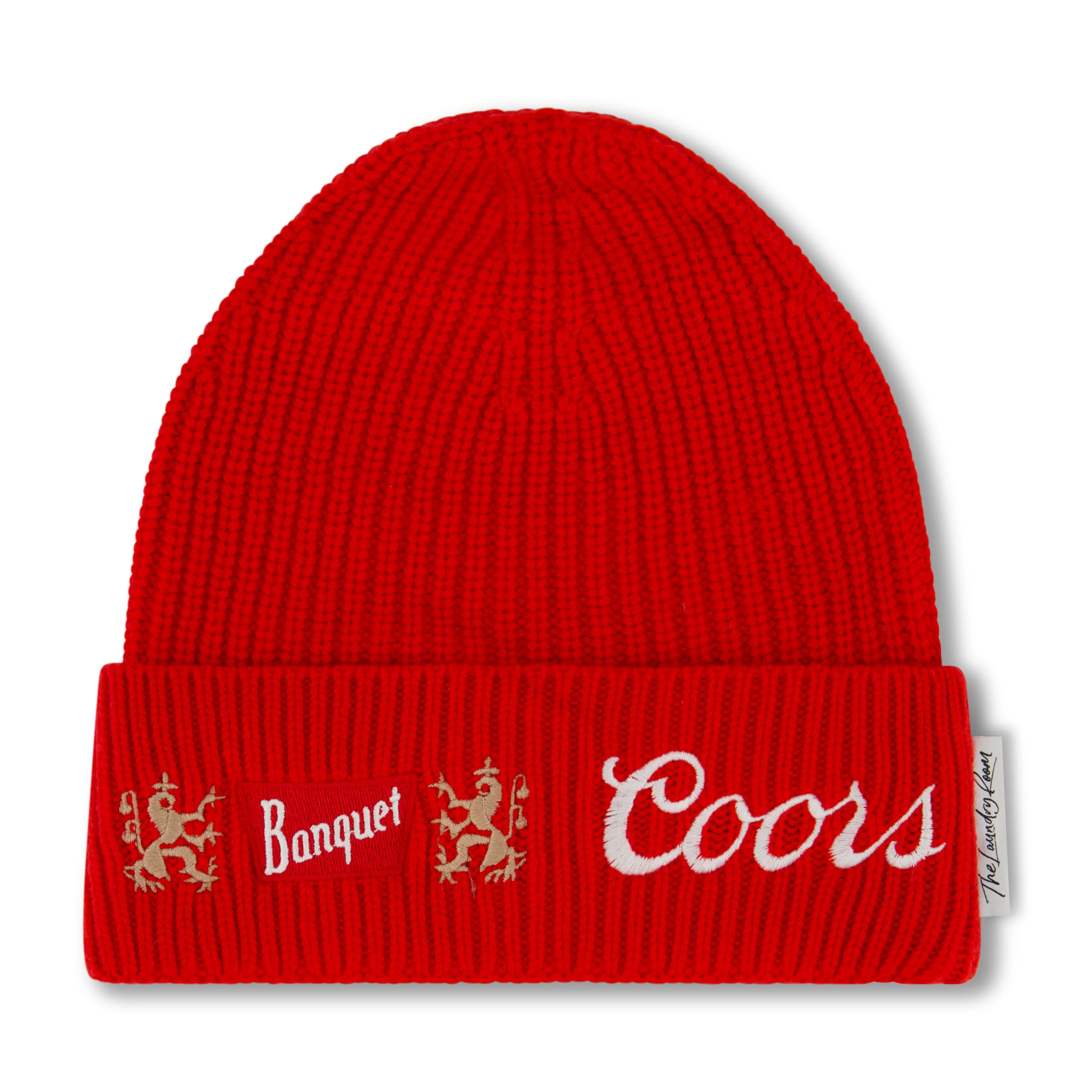 Coors Heritage Cashmere Beanie - Knitted Beanie - Red