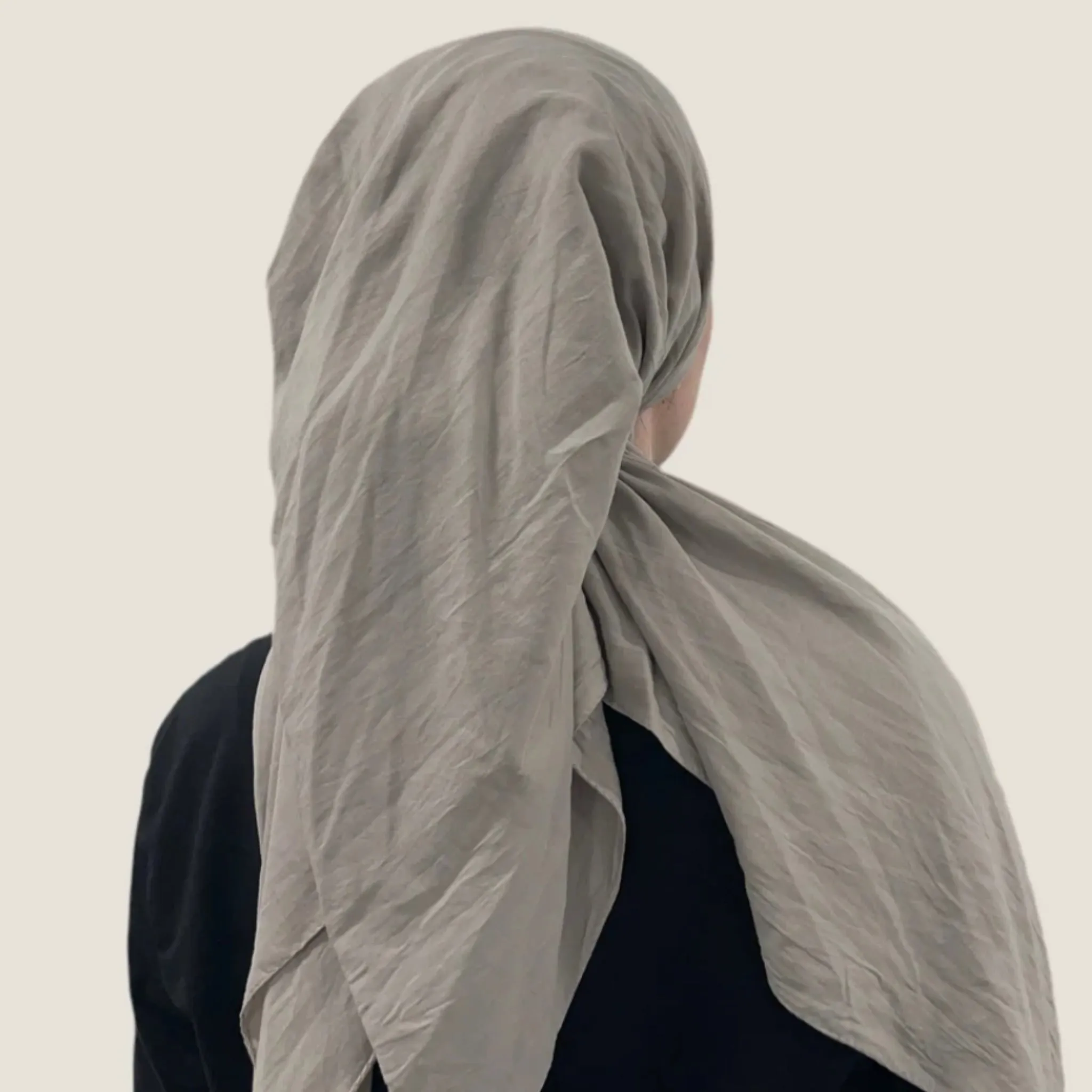 Cotton Solid Pretied Headscarf by Valeri new