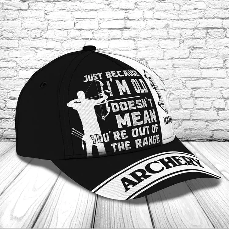 Customized Archery Cap for Girl, Archery 3D All Over Printed Cap for Female Archers, Archery Hat for Girlfriend