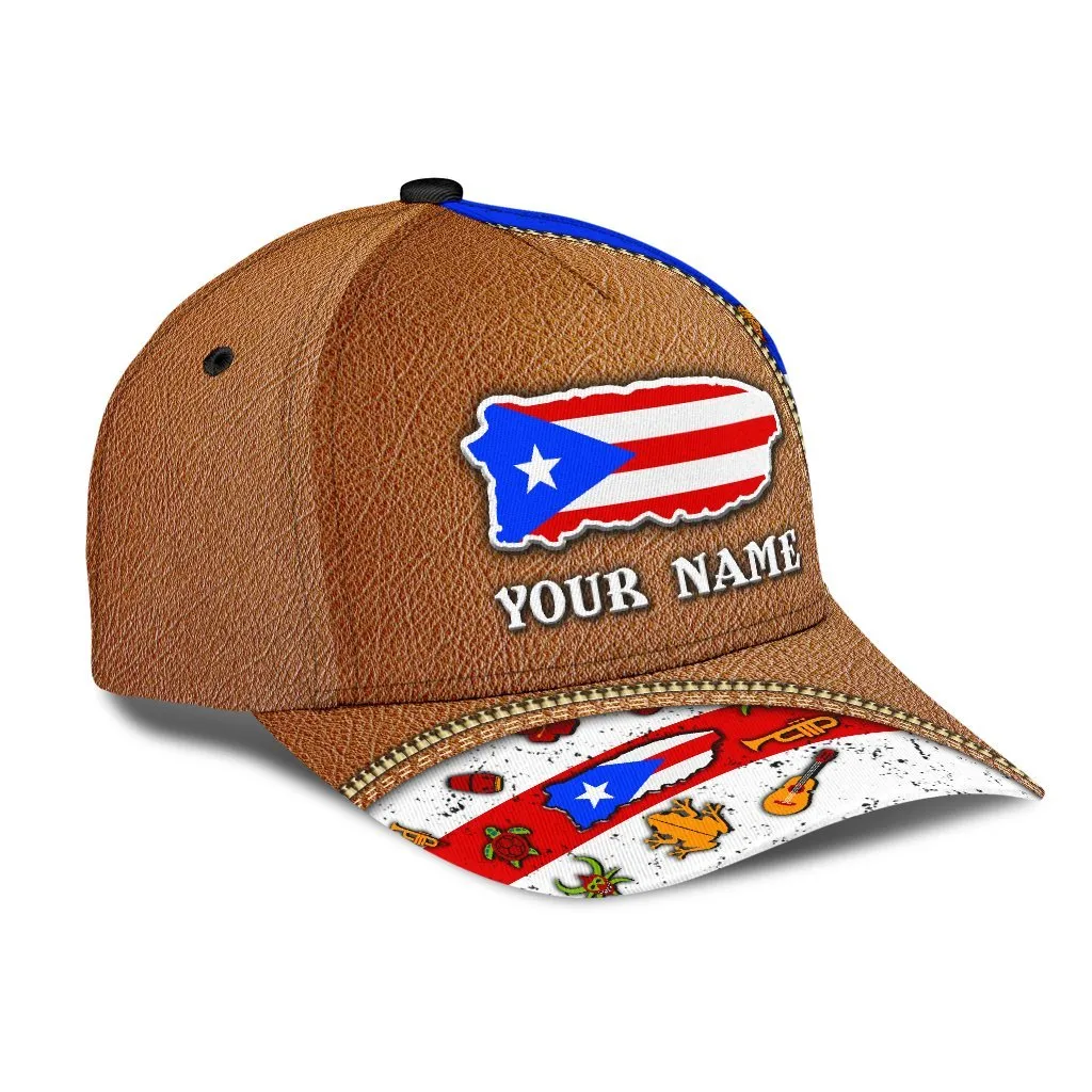 Customized Puerto Rico Cap, Classic Cap Hat For Puerto Rico Friends