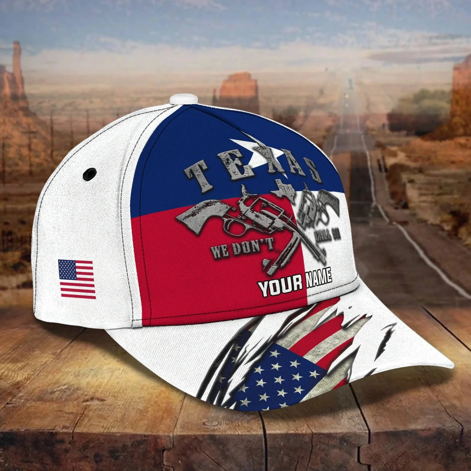 Customized Texas Baseball Cap, Texas Cap, American Strong Support Texas Classic 3D Cap Hat