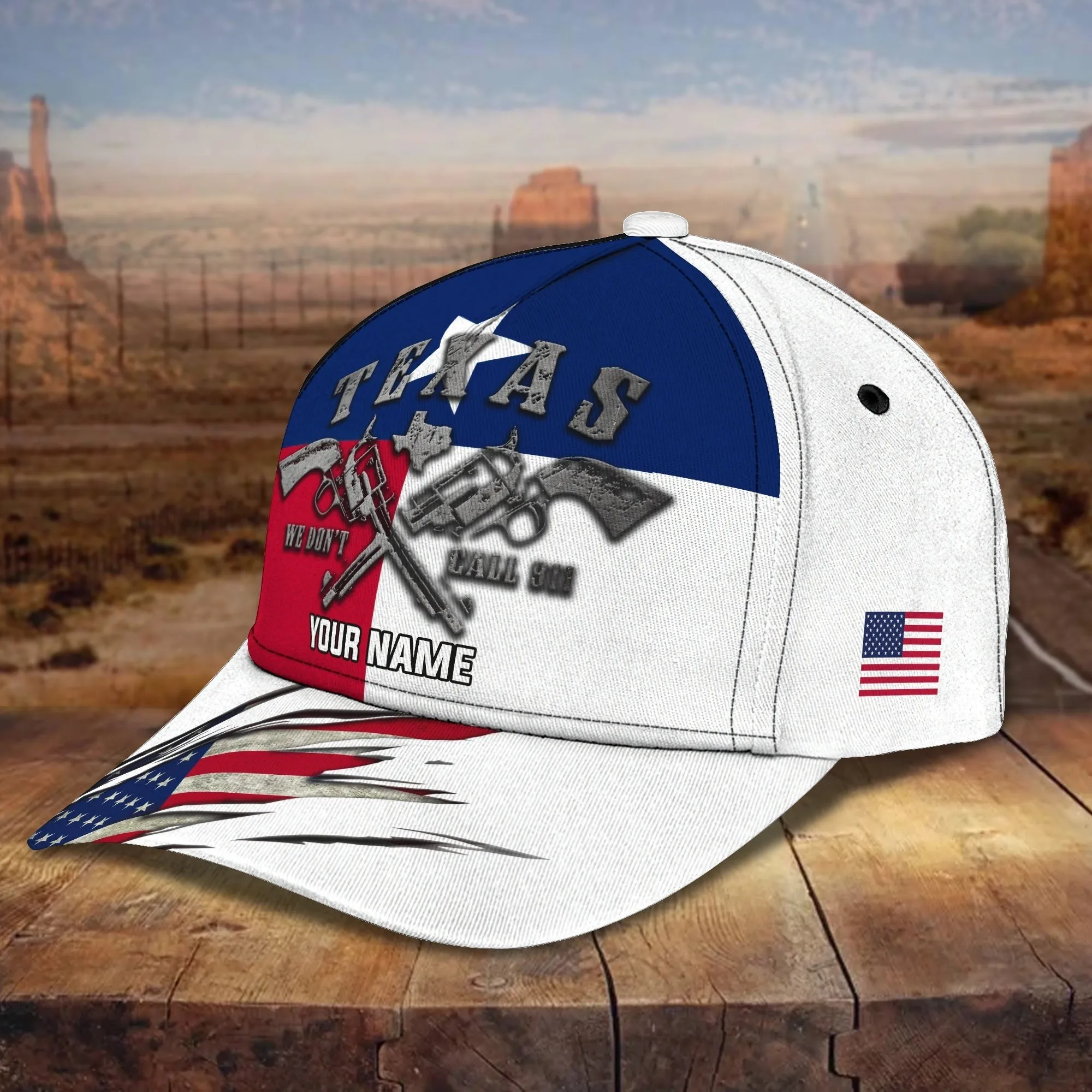 Customized Texas Baseball Cap, Texas Cap, American Strong Support Texas Classic 3D Cap Hat