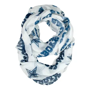 Dallas Cowboys Sheer Infinity Scarf Alternate