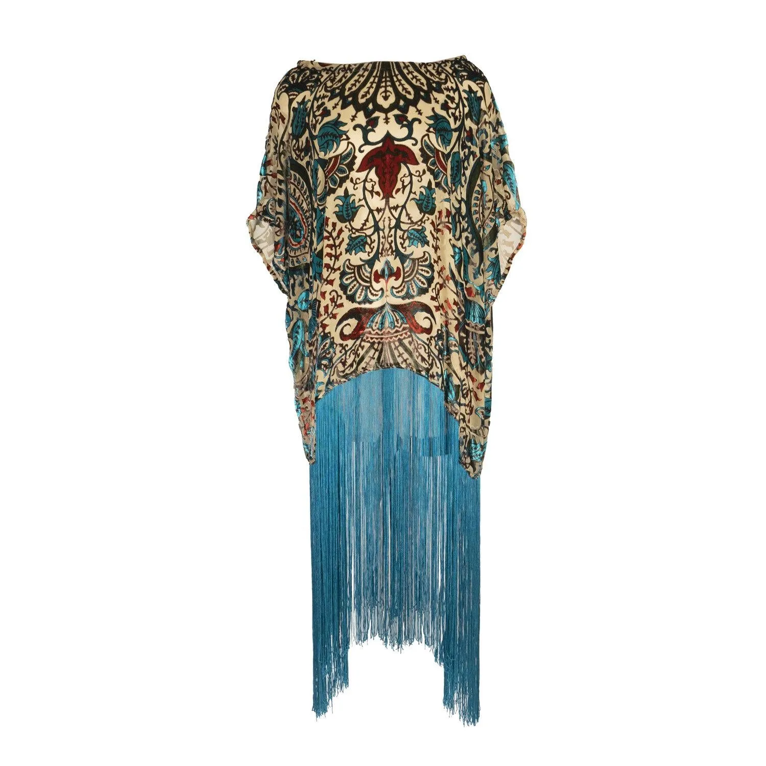 Desert Turquoise Fringe Tunic