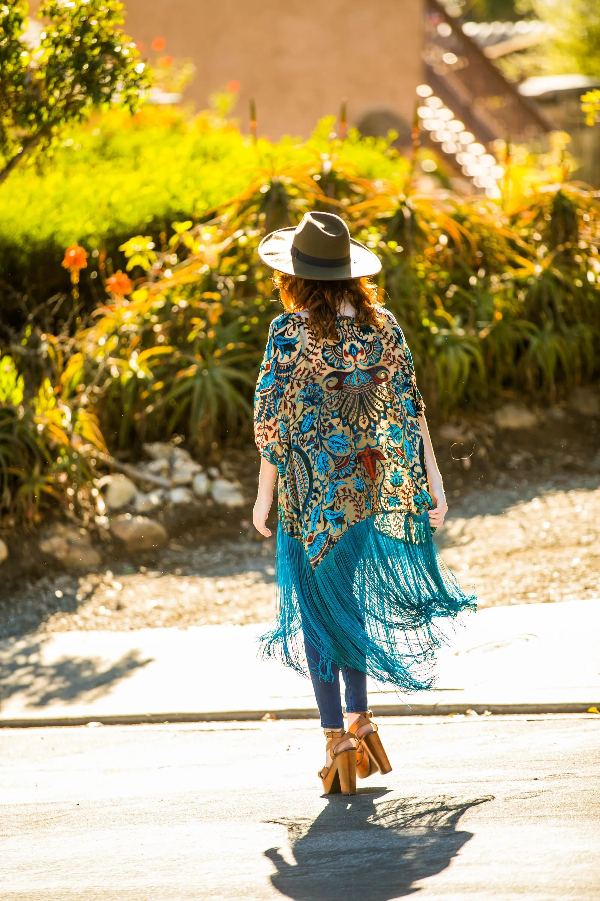 Desert Turquoise Fringe Tunic