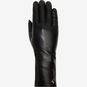 Emma - extra-long sheepskin leather gloves with wool/cashmere lining & touchscreen feature