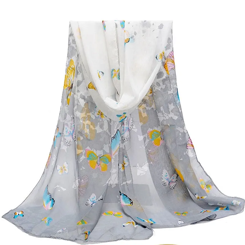 Fashion scarves female shawls super long chiffon korean decorative fabric