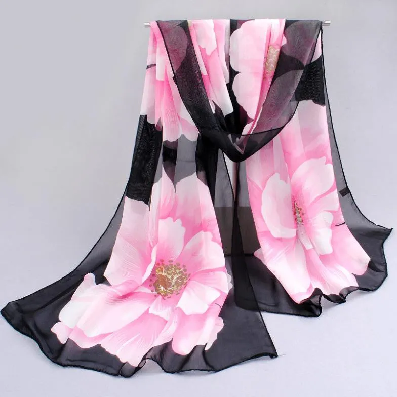 Fashion scarves female shawls super long chiffon korean decorative fabric