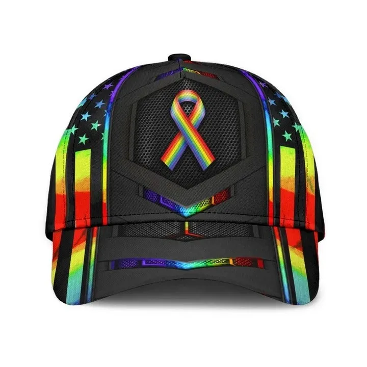 Gay Classic Cap, Colors May Vary Human Beings Lgbt Printing Baseball Cap Hat, Gay Pride Accessories