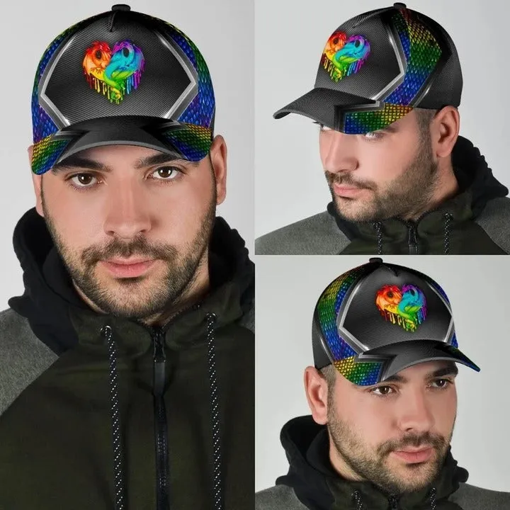 Gay Classic Cap, Colors May Vary Human Beings Lgbt Printing Baseball Cap Hat, Gay Pride Accessories