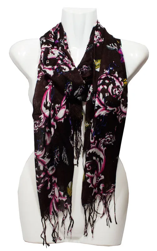 Girls Printed Fashion Fall / Spring Scarves Wholesale