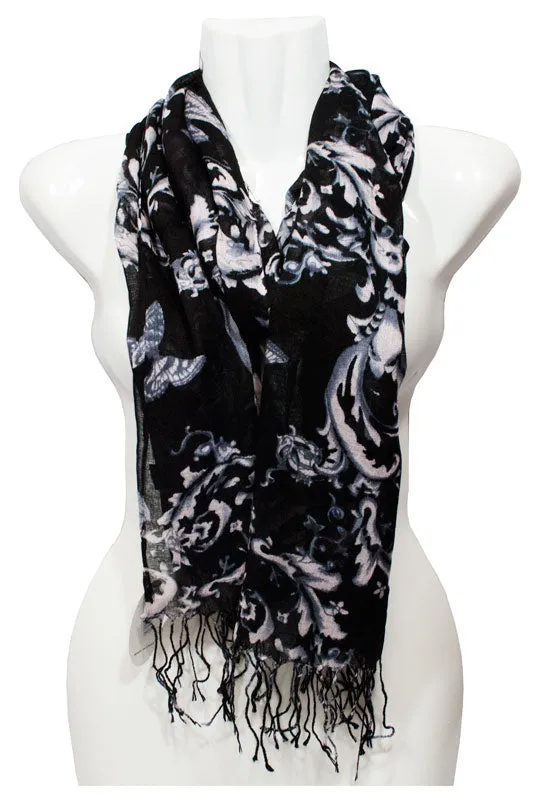 Girls Printed Fashion Fall / Spring Scarves Wholesale