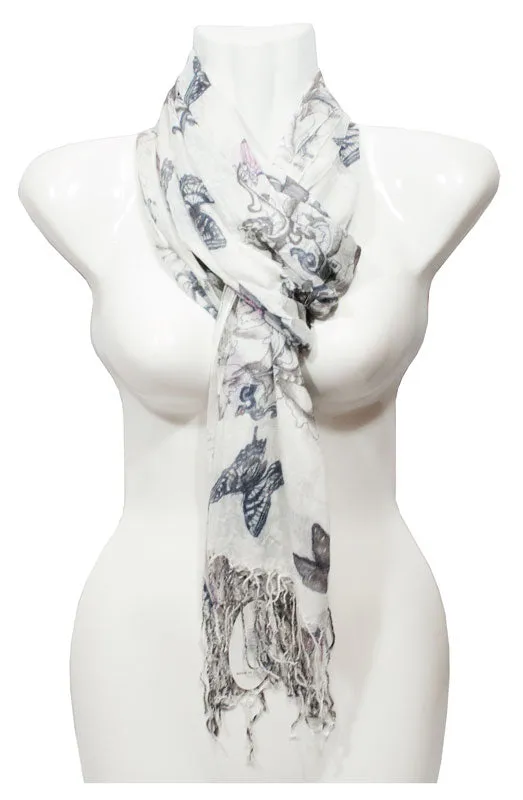 Girls Printed Fashion Fall / Spring Scarves Wholesale