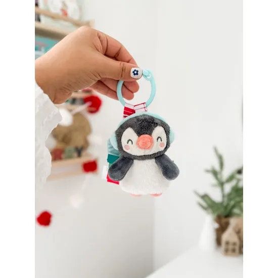 Holiday Itzy Pal™ Plush   Teether - Penguin