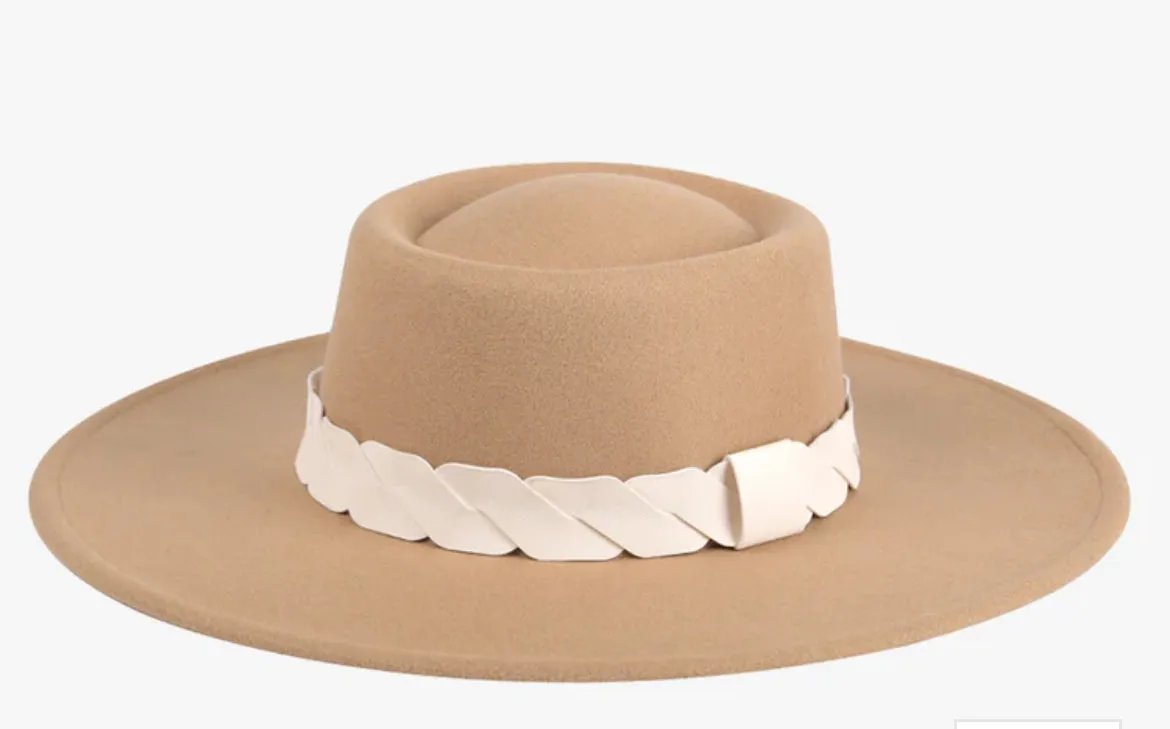 Jen & Co. Ramsey Hat - Tan