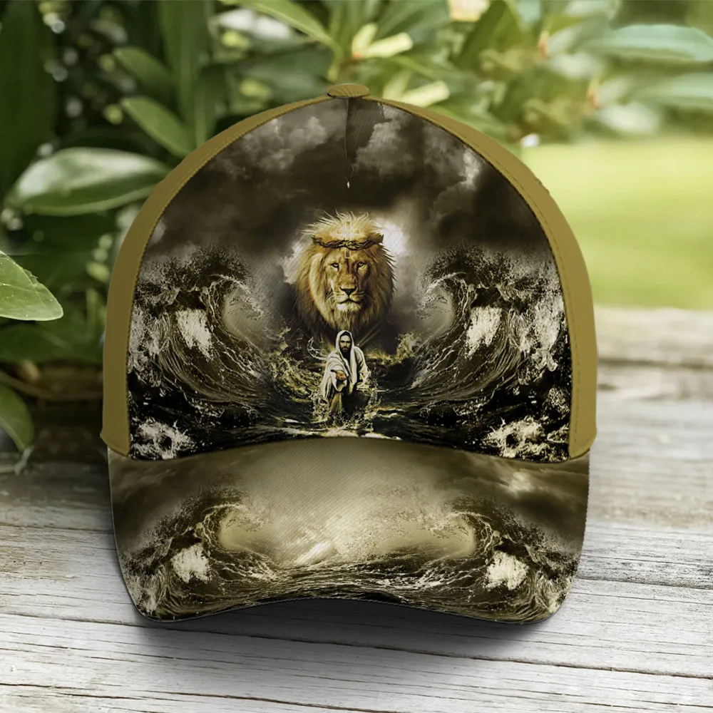 Jesus Lion Water Art Baseball Cap Coolspod