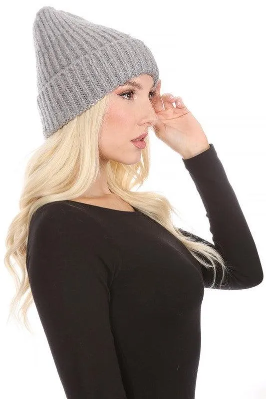 Knitted Sequin Beanie