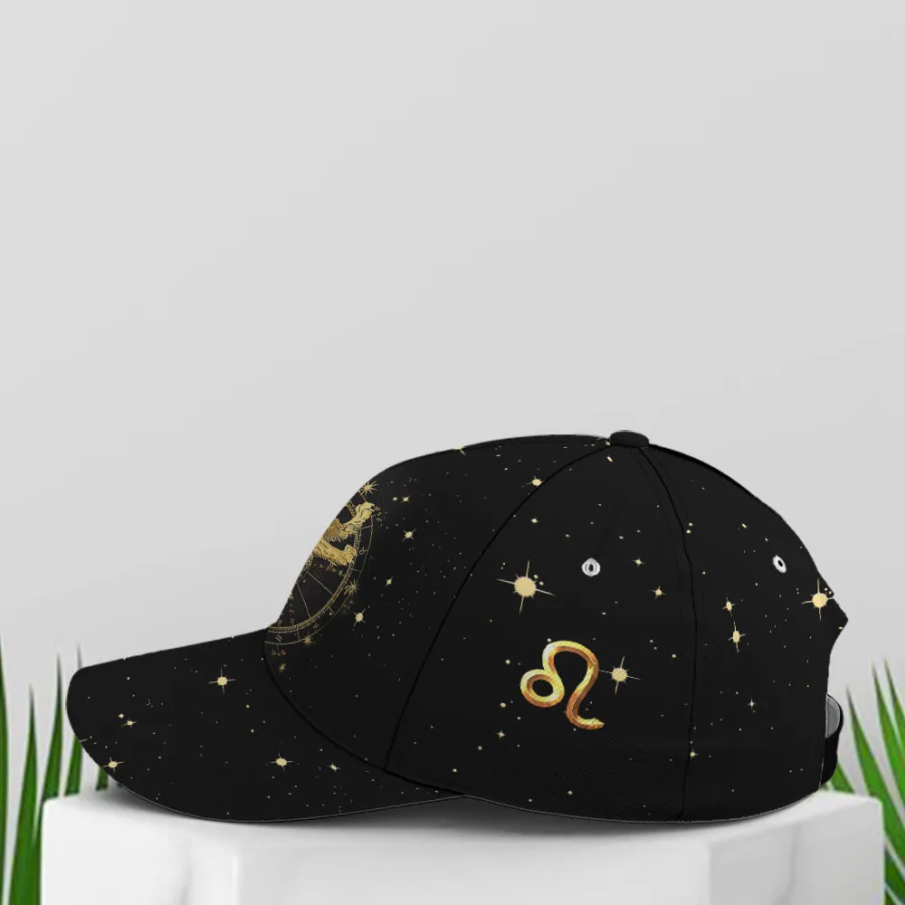 Leo Zodiac Golden Baseball Cap Coolspod