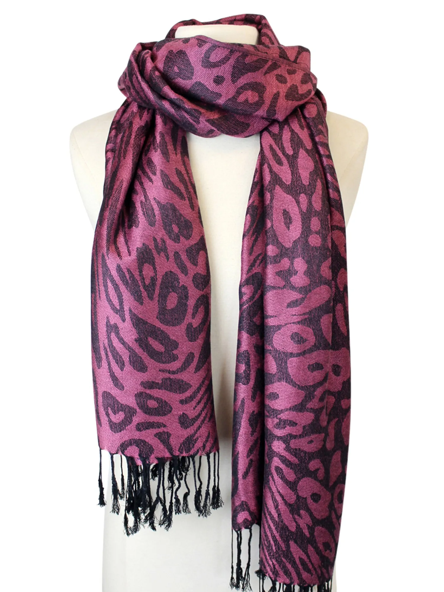 Leopard Pashmina Scarf Shawl