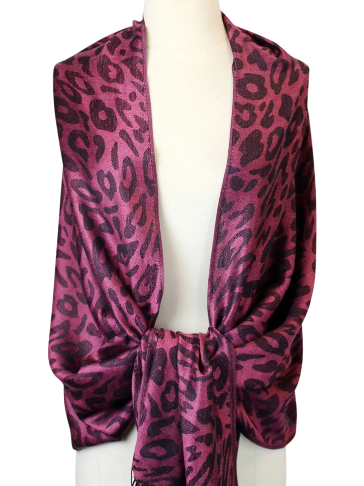 Leopard Pashmina Scarf Shawl