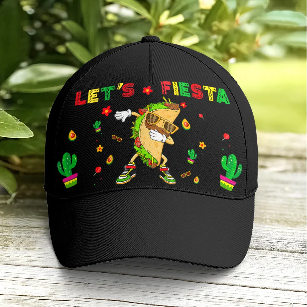 Let's Fiesta Cinco De Mayo Tacos Baseball Cap Coolspod