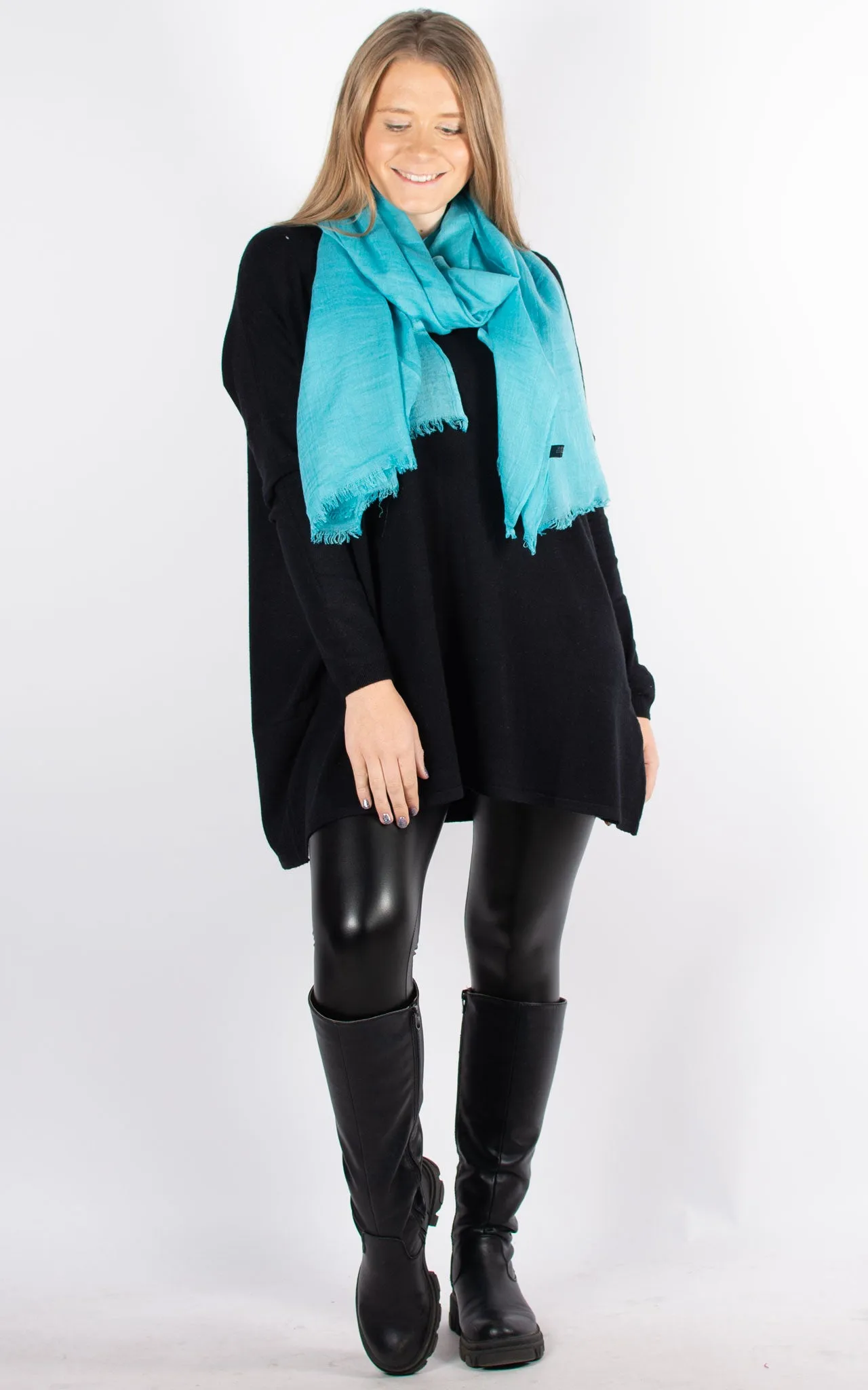 Lightweight Scarf Pashmina | Turquoise