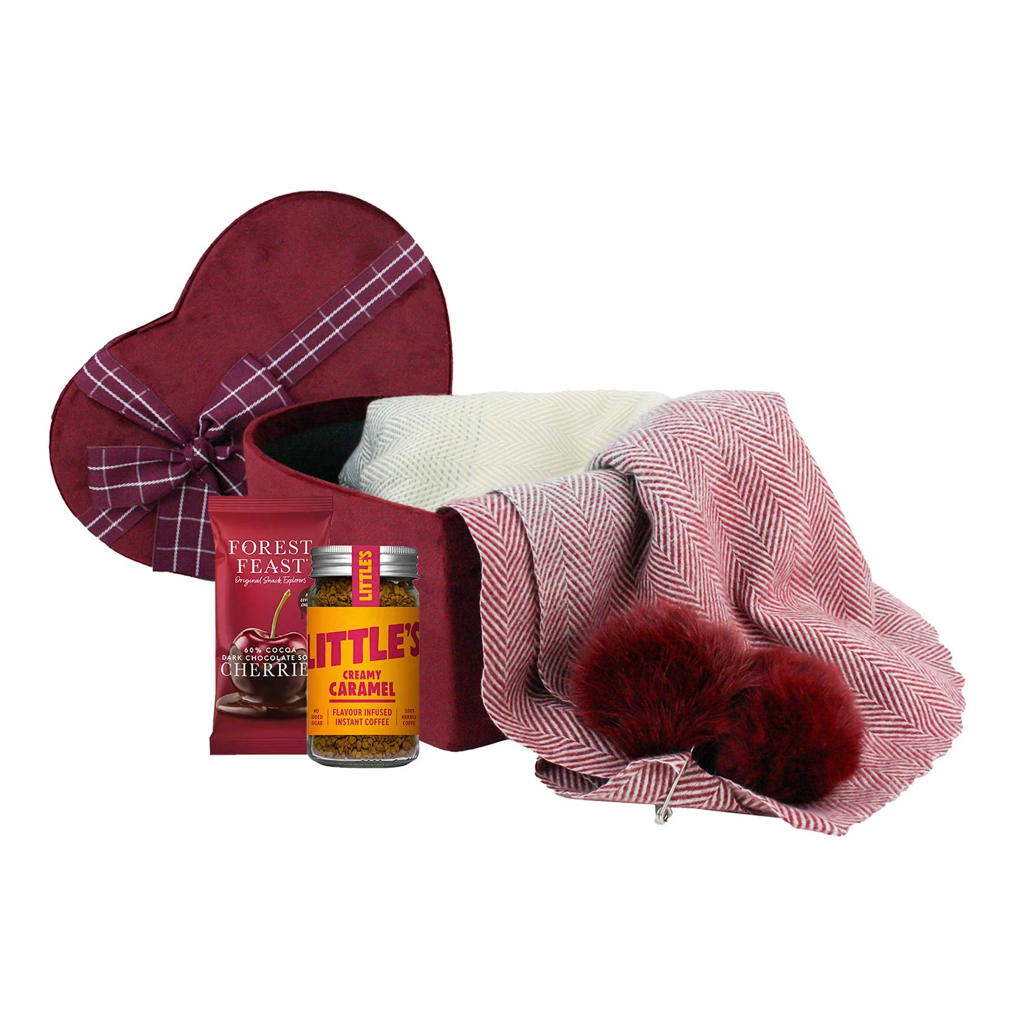 Luxury Scarf Gift Hamper - Scarf, Coffee & Chocolate