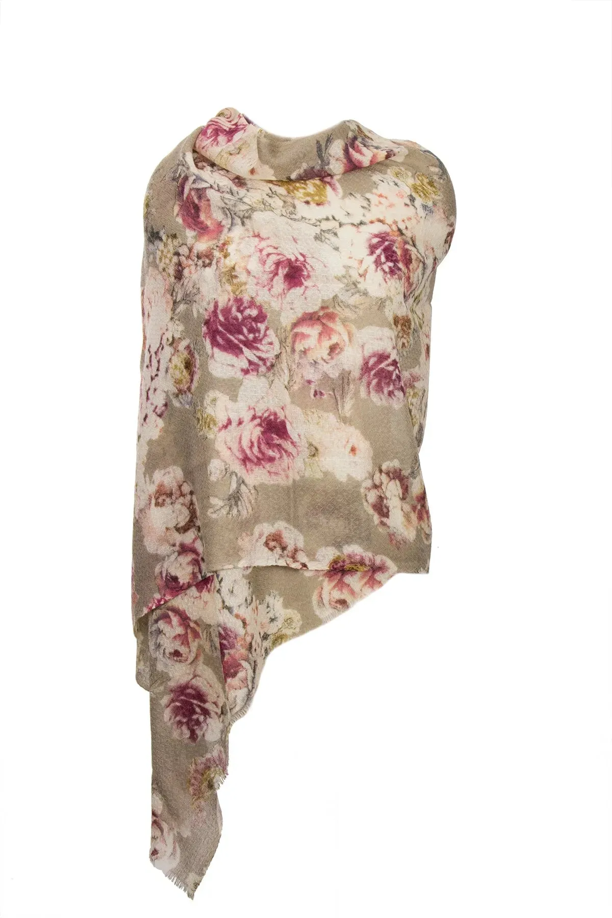 Mary All Over Flower Scarf