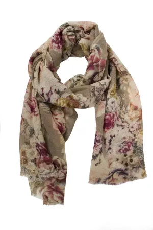 Mary All Over Flower Scarf