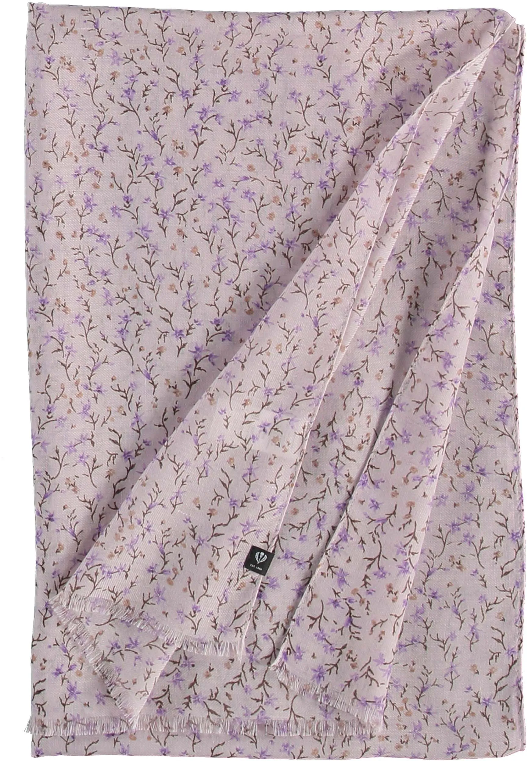 Mille Fleur Polyester Print Scarf