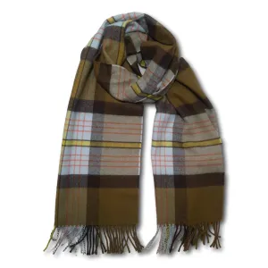 Modern Plaid Print Scarf