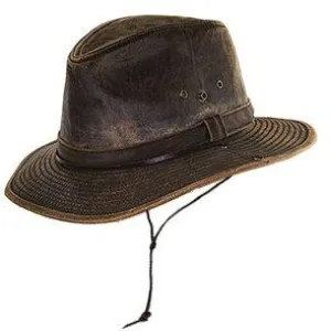 Mount Rainier - DPC MC254 Brown Weathered Cotton Outback Aussie Hat