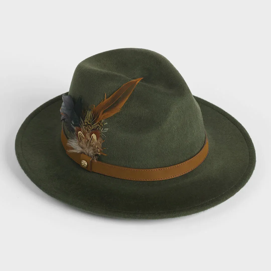 Northumberland Brushed Wool Felt Fedora