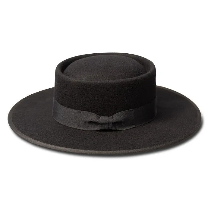 Olive & Pique - Wool Felt Telescope Gambler (Bolero) Hat