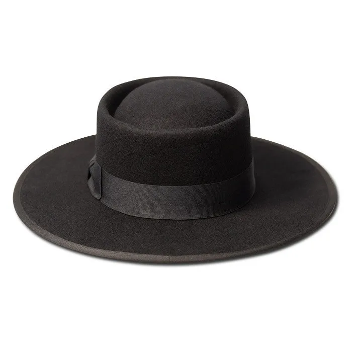 Olive & Pique - Wool Felt Telescope Gambler (Bolero) Hat